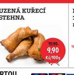 RABBIT řeznictví Uzená kuřecí stehna 100g nabídka