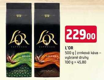 Terno L'or 500 g zrnková káva nabídka