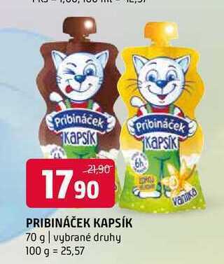 Terno Pribináček kapsík 70 g nabídka