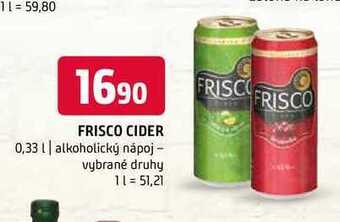 Terno Frisco cider 0,33 l nabídka