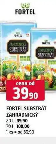 Terno Fortel substrát zahradnický 20 l, 70 l nabídka