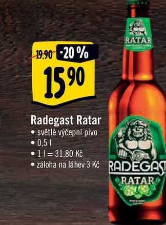 Albert Radegast ratar 0,5 l nabídka