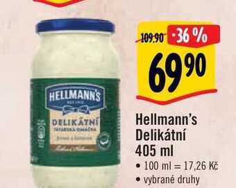 Albert Hellmann's delikátní 405 ml nabídka