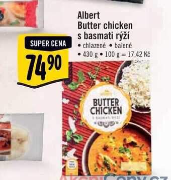 Albert Albert butter chicken s basmati rýží 430 g nabídka