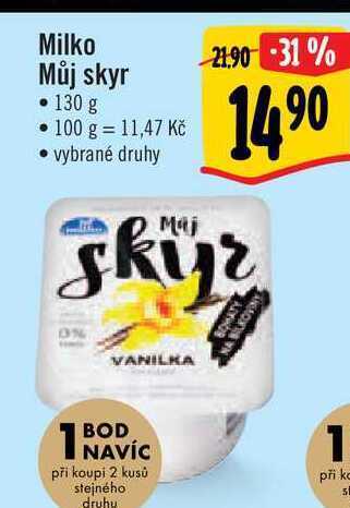 Albert Milko můj skyr 130 g nabídka