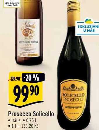 Albert Prosecco solicello 0,75 l nabídka
