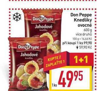 Billa Don peppe knedlíky ovocné 600 g nabídka