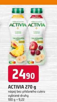 Trefa Activia jogurtový nápoj, různé příchutě 270g nabídka