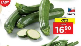 Lidl Cuketa nabídka