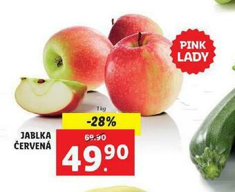 Lidl Jablka červená nabídka