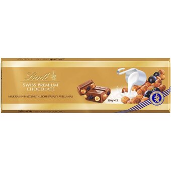 Rohlik.cz Lindt švýcarská mléčná čokoláda s rozinkami a oříšky nabídka