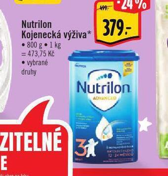 Albert Nutrilon kojenecká výživa nabídka