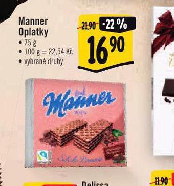 Albert Manner oplatky nabídka