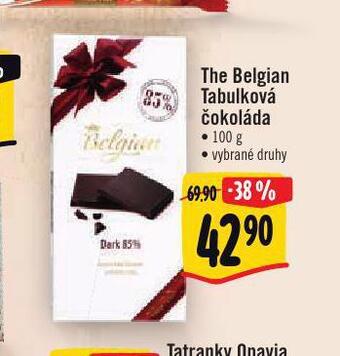 Albert The belgian tabulková čokoláda nabídka