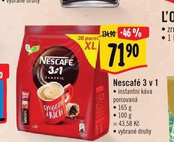 Albert Nescafé 3v1 nabídka