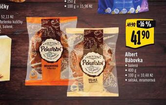 Albert Albert bábovka nabídka