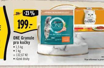 Albert Purina one granule pro kočky nabídka
