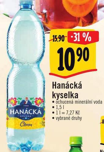 Albert Hanácká kyselka ochucená nabídka