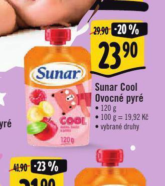 Albert Sunar cool ovocné pyré nabídka
