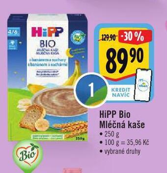 Albert Hipp bio mléčná kaše nabídka