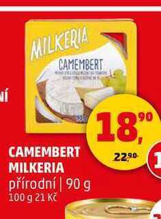 Penny Market Camembert milkeria, 90 g nabídka