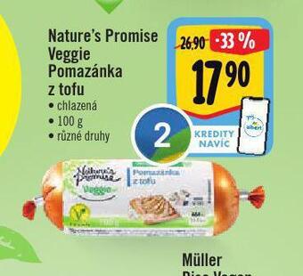 Albert Veggie pomazánka z tofu nabídka