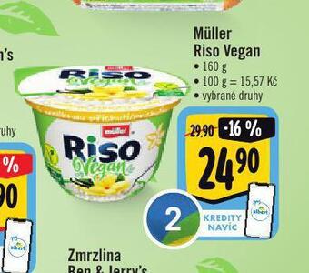 Albert Müller riso vegan nabídka