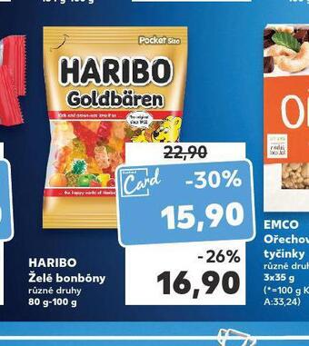 Kaufland Haribo želé bonbóny nabídka