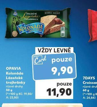 Kaufland Opavia kolonáda lázeňské trojhránky nabídka