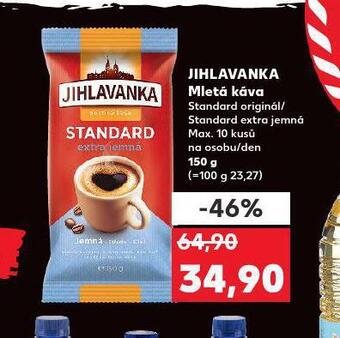 Kaufland Jihlavanka mletá káva nabídka