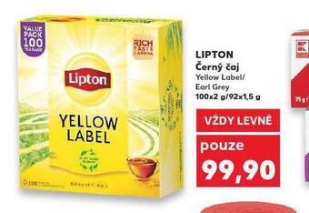 Kaufland Lipton černý čaj nabídka