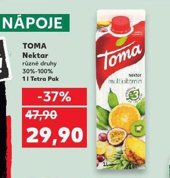 Kaufland Toma nektar nabídka