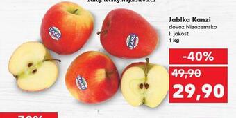 Kaufland Jablka kanzi nabídka