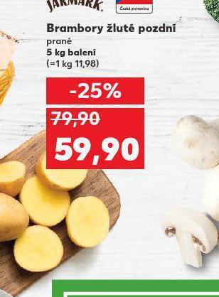 Kaufland Brambory žluté nabídka