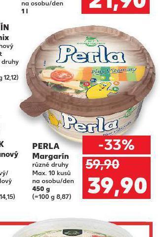 Kaufland Perla margarín nabídka