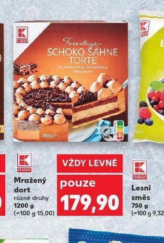 Kaufland Mražený dort nabídka