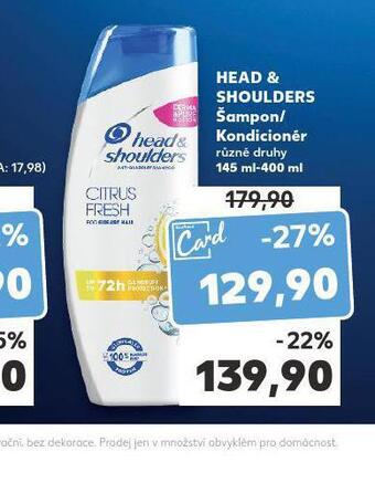 Kaufland Head&shoulders šampon nabídka