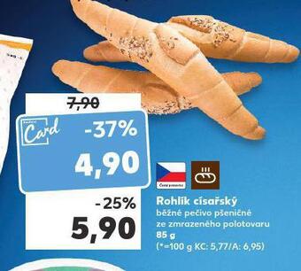 Kaufland Rohlík císařský nabídka