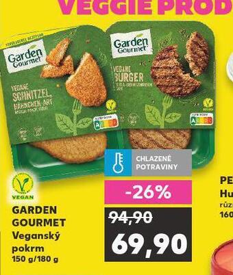Kaufland Garden gourmet veganský pokrm nabídka