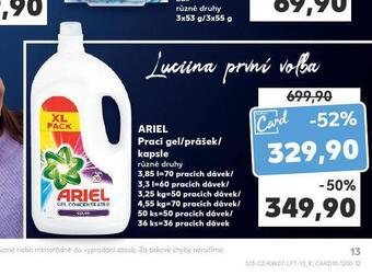 Kaufland Ariel prací prostředek nabídka