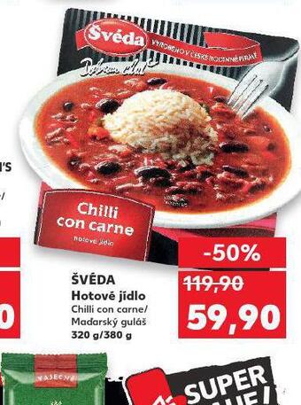 Kaufland Švéda hotové jídlo nabídka