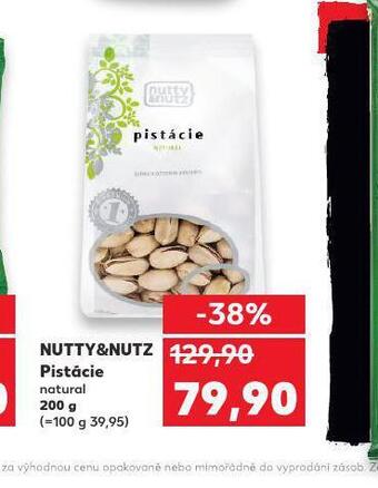 Kaufland Nutty&nutz pistácie nabídka