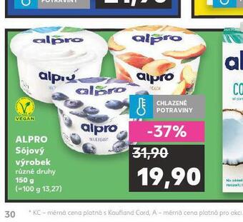 Kaufland Alpro sójový výrobek nabídka