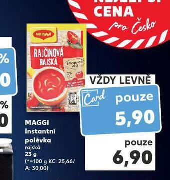 Kaufland Maggi instantní polévka nabídka