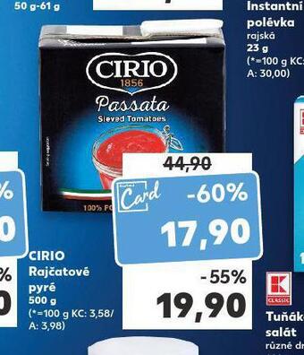 Cirio rajčatové pyré