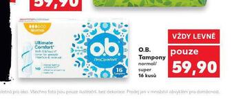 Kaufland O.b. tampony nabídka
