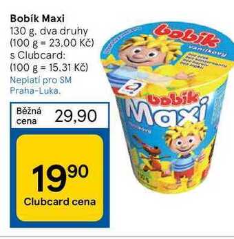 Tesco Bobík maxi 130 g nabídka