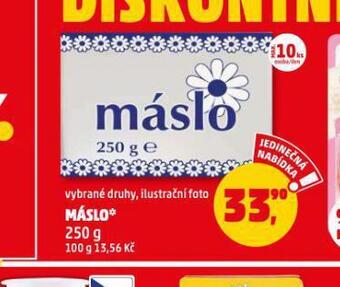 Penny Market Máslo nabídka