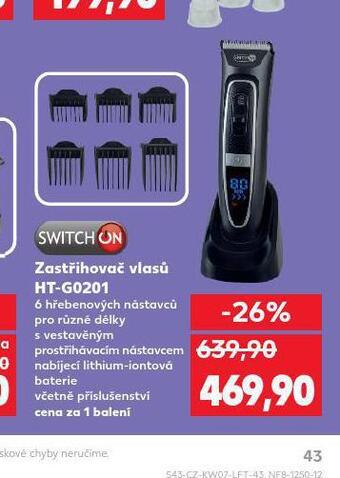 Kaufland Zastřihovač vlasů nabídka