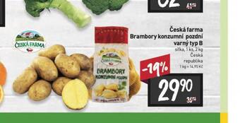 Billa Brambory konzumní pozdní nabídka